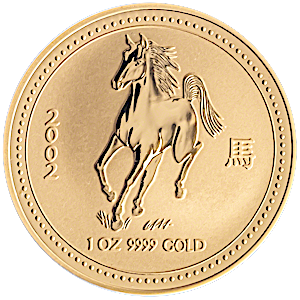 2002 1 oz Australian Lunar Series 