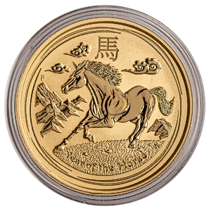 2014 2 oz Australian Lunar Series  - Year of the Horse Gold Bullion Coin