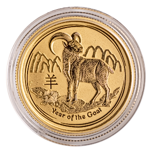 2015 1/4 oz Australian Lunar Series  - Year of the Goat Gold Bullion Coin
