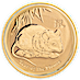2008 1 oz Australian Lunar Series  - Year of the Rat Gold Bullion Coin thumbnail