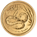 2013 1 oz Australian Lunar Series  - Year of the Snake Gold Bullion Coin thumbnail