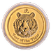 Australian Gold Lunar Series 2010 - Year of the Tiger - Circulated in good condition - 2 oz thumbnail