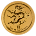 2012 1/4 oz Australian Lunar Series - Year of the Dragon Gold Bullion Coin thumbnail