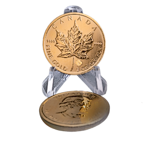 2 pcs of 1 oz 2013 Canadian Gold Maple Leaf Coins – Total 2 oz Gold