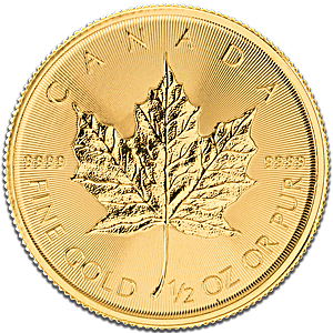 2016 1/2 oz Canadian Gold Maple Leaf  Bullion Coin