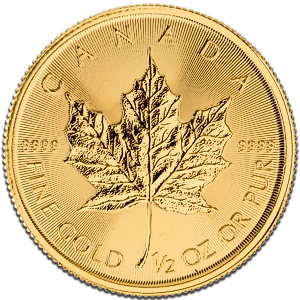 2016 1/2 oz Canadian Gold Maple Leaf  Bullion Coin