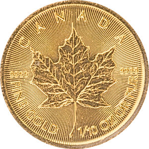 2020 1/10 oz Canadian Gold Maple Leaf Bullion Coin