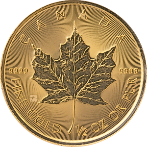 1/10 oz Canadian Gold Maple Leaf Bullion Coin (Various Years)