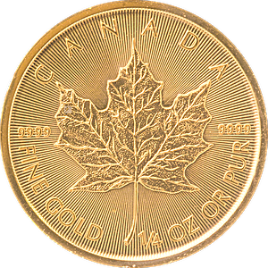 Canadian Gold Maple 2020 - 1/4 oz
