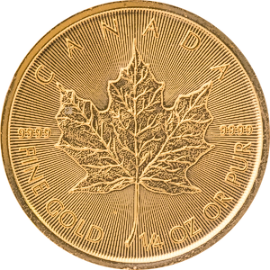 2020 1/4 oz Canadian Gold Maple Leaf Bullion Coin