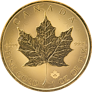 2020 1 oz Canadian Gold Maple Leaf Bullion Coin