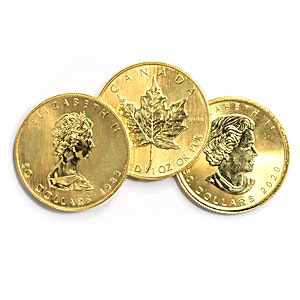 1 oz Canadian Gold Maple Leaf Bullion Coin (Various Years)