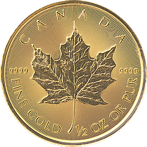 Canadian Gold Maple - Various years - 1/2 oz