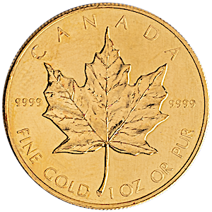 1985 1 oz Canadian Gold Maple Leaf Bullion Coin