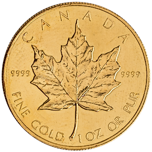 1985 1 oz Canadian Gold Maple Leaf Bullion Coin