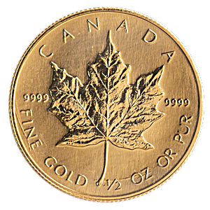 Canadian Gold Maple 1987 - 1/2 oz