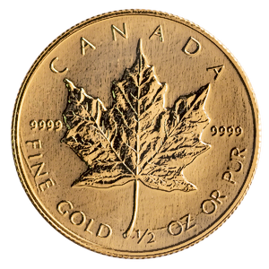 1987 1/2 oz Canadian Gold Maple Leaf Bullion Coin