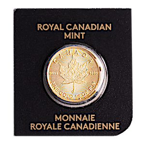 1 Gram Canadian Gold Maple Leaf Bullion Coin (Various Years)