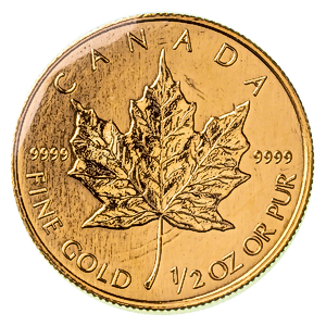 2008 1/2 oz Canadian Gold Maple Leaf Bullion Coin