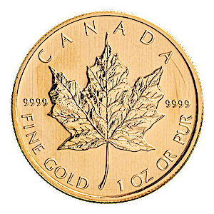 2011 1 oz Canadian Gold Maple Leaf Bullion Coin