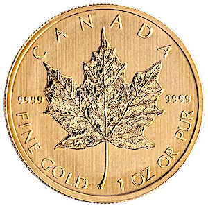 2012 1 oz Canadian Gold Maple Leaf Bullion Coin