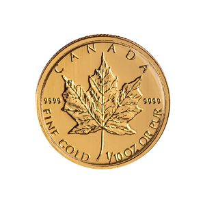 2012 1/10 oz Canadian Gold Maple Leaf Bullion Coin