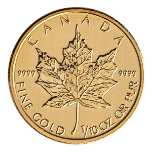 2013 1/10 oz Canadian Gold Maple Leaf Bullion Coin