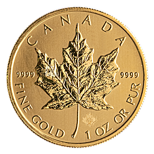 2014 1 oz Canadian Gold Maple Leaf Bullion Coin