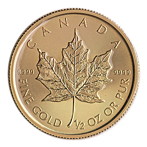 2015 1/2 oz Canadian Gold Maple Leaf Bullion Coin