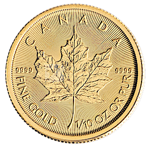 2015 1/10 oz Canadian Gold Maple Leaf Bullion Coin