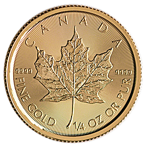 2018 1/4 oz Canadian Gold Maple Leaf Bullion Coin
