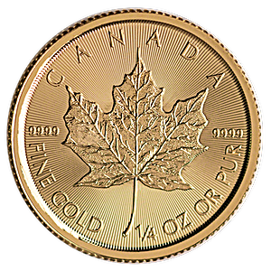 2017 1/4 oz Canadian Gold Maple Leaf Bullion Coin