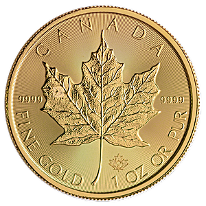 2015 1 oz Canadian Gold Maple Leaf Bullion Coin