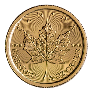 2021 1/4 oz Canadian Gold Maple Leaf Bullion Coin