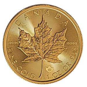 2022 1 oz Canadian Gold Maple Leaf Bullion Coin