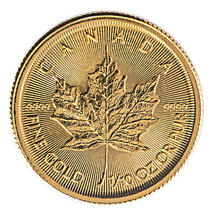 2022 1/10 oz Canadian Gold Maple Leaf Bullion Coin