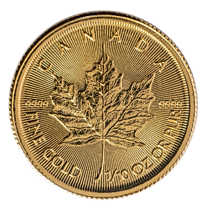 2022 1/10 oz Canadian Gold Maple Leaf Bullion Coin