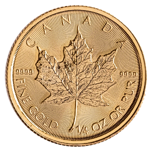 2023 1/4 oz Canadian Gold Maple Leaf Bullion Coin (BU)
