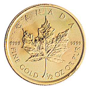 2024 1/2 oz Canadian Gold Maple Leaf Bullion Coin