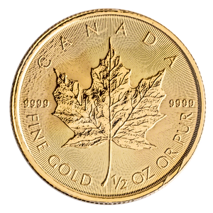 2024 1/2 oz Canadian Gold Maple Leaf Bullion Coin