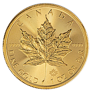 2024 1 oz Canadian Gold Maple Leaf Bullion Coin