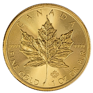 2024 1 oz Canadian Gold Maple Leaf Bullion Coin (BU)