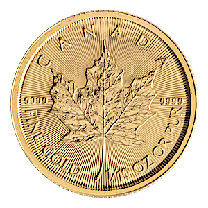 2024 1/10 oz Canadian Gold Maple Leaf Bullion Coin
