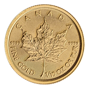 2024 1/10 oz Canadian Gold Maple Leaf Bullion Coin