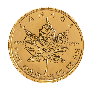 1/4 oz Canadian Gold Maple Leaf Bullion Coin (Various Years)