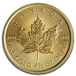 2019 1/2 oz Canadian Gold Maple Leaf Bullion Coin
