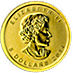2014 1/10 oz Canadian Gold Maple Leaf Bullion Coin thumbnail