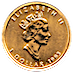 1993 1/20 oz Canadian Gold Maple Leaf Bullion Coin thumbnail