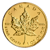 1990 1 oz Canadian Gold Maple Leaf Bullion Coin thumbnail