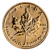 1990 1/10 oz Canadian Gold Maple Leaf Bullion Coin thumbnail